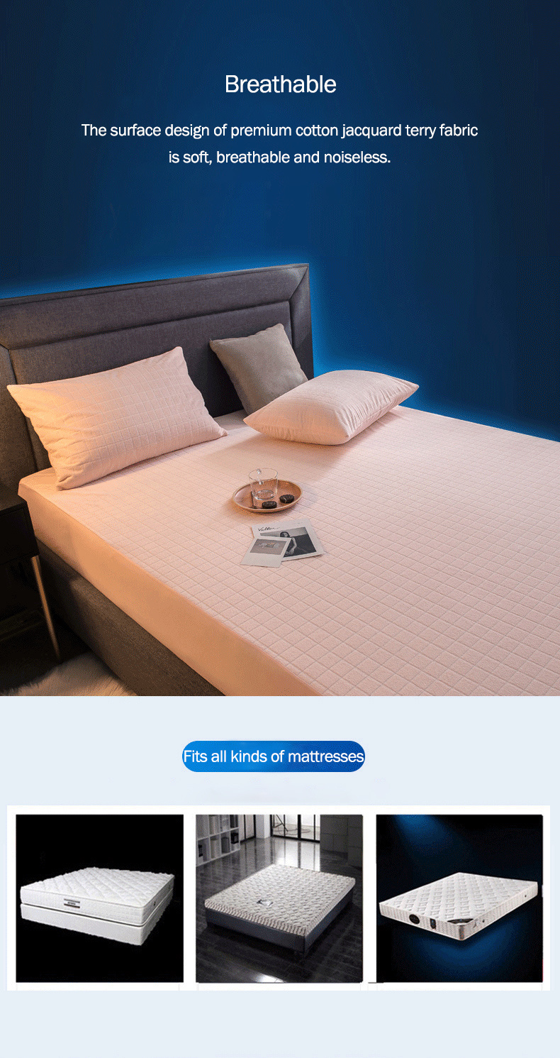 Pure Cotton Waterproof Bedsheet-8